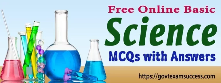 Science MCQs with Answers | GS test in Hindi